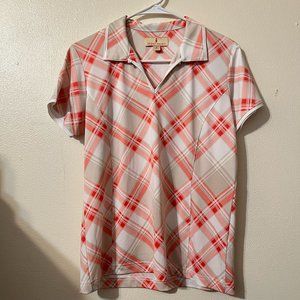 Sport Haley Women's golf polo shirt beige pink white size M